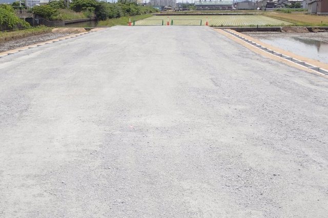 栗坂48号線道路改良工事の画像